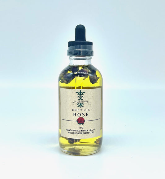 Rose body oil