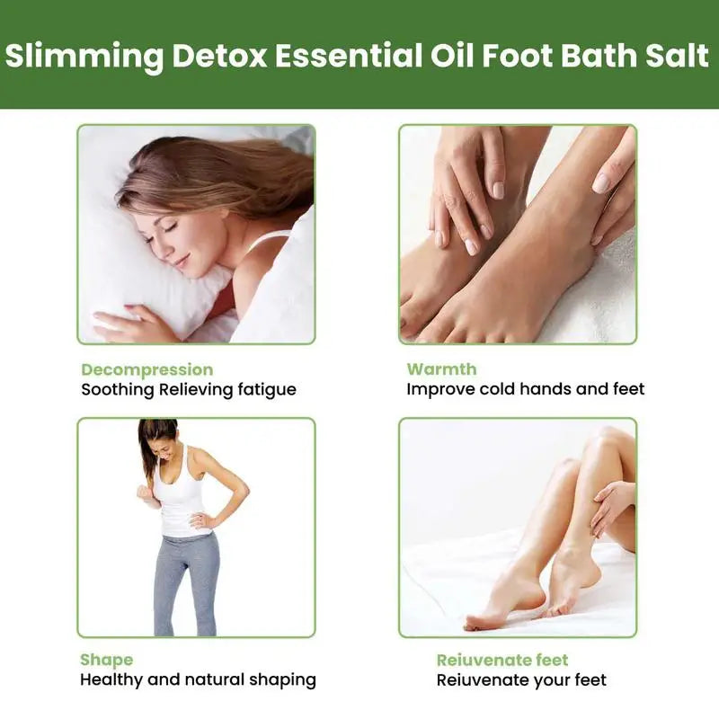 Epsom Salts Foot Bath Salt/ Natural Muscle Relief