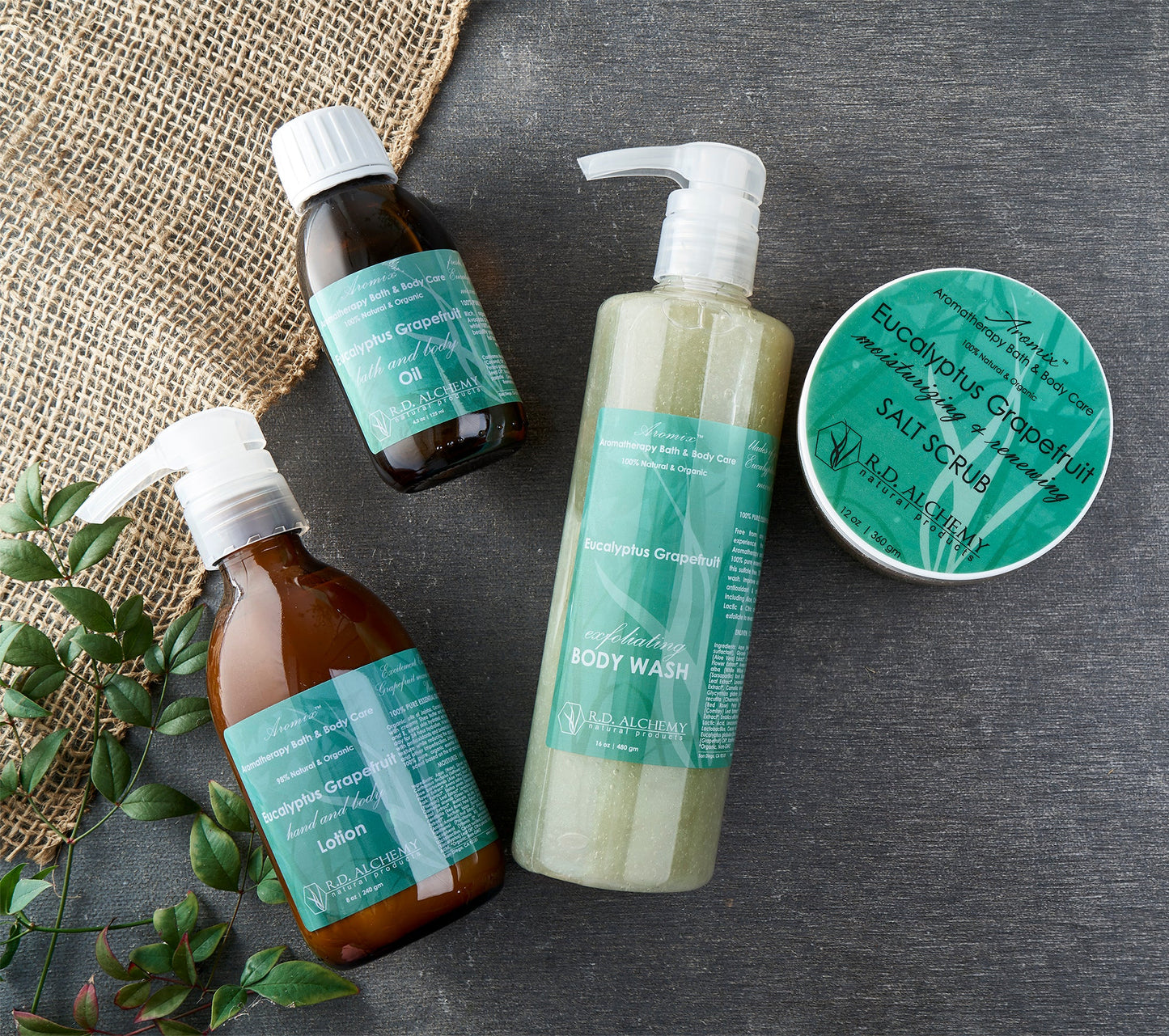 Eucalyptus Grapefruit Body Care Set