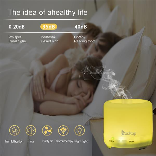 120ML Color Cycling Aroma Diffuser with Remote Controller