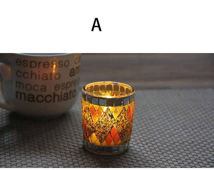 Handmade Glass Candle Holders