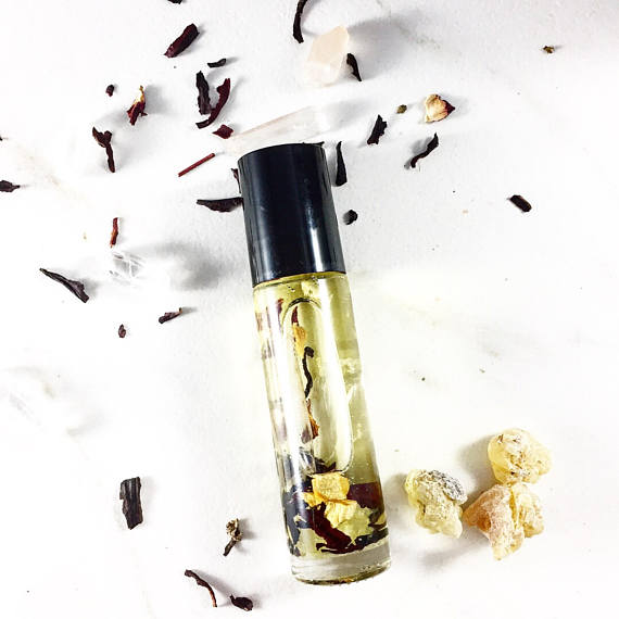 Essential Oil Blend with Crystals Frankincense