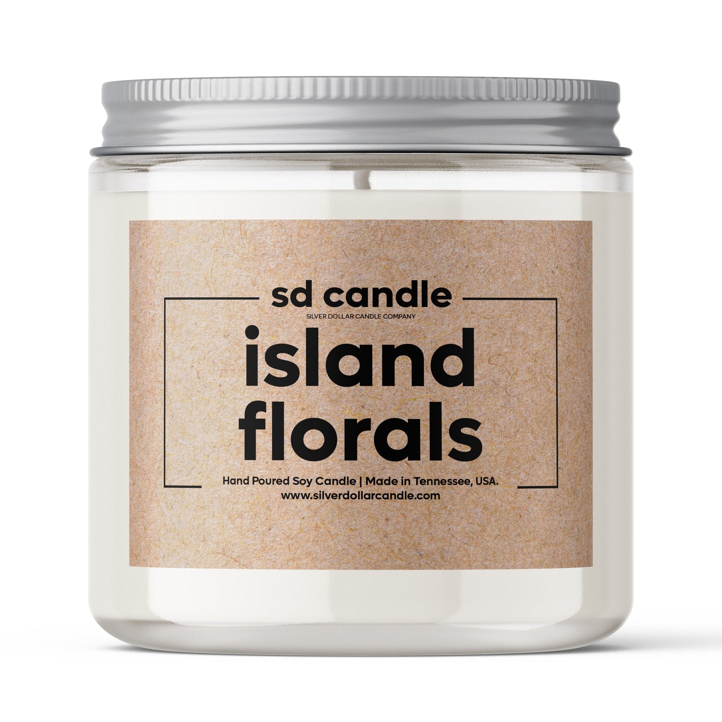 Island Florals Scented Candle - 9/16oz 100% All-Natural Handmade